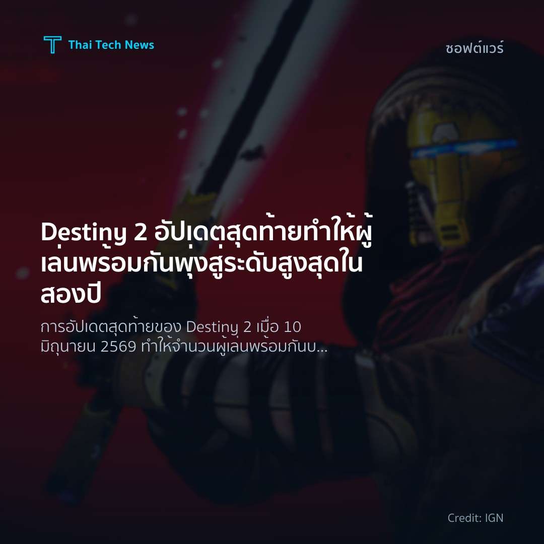 Destiny 2 อัปเดตสุดท้ายทำให้ผู้เล่นพร้อมกันพุ่งสู่ระดับสู…