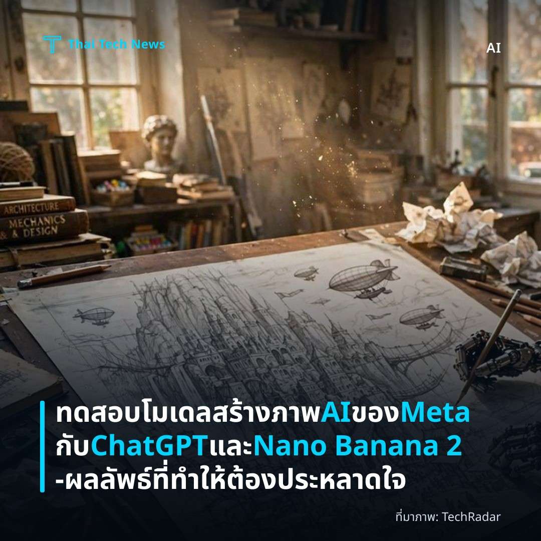 ทดสอบโมเดลสร้างภาพ AI ของ Meta กับ ChatGPT และ Nano Banana 2 – ผลลัพธ์ที่ทำให้ต้องประหลาดใจ
