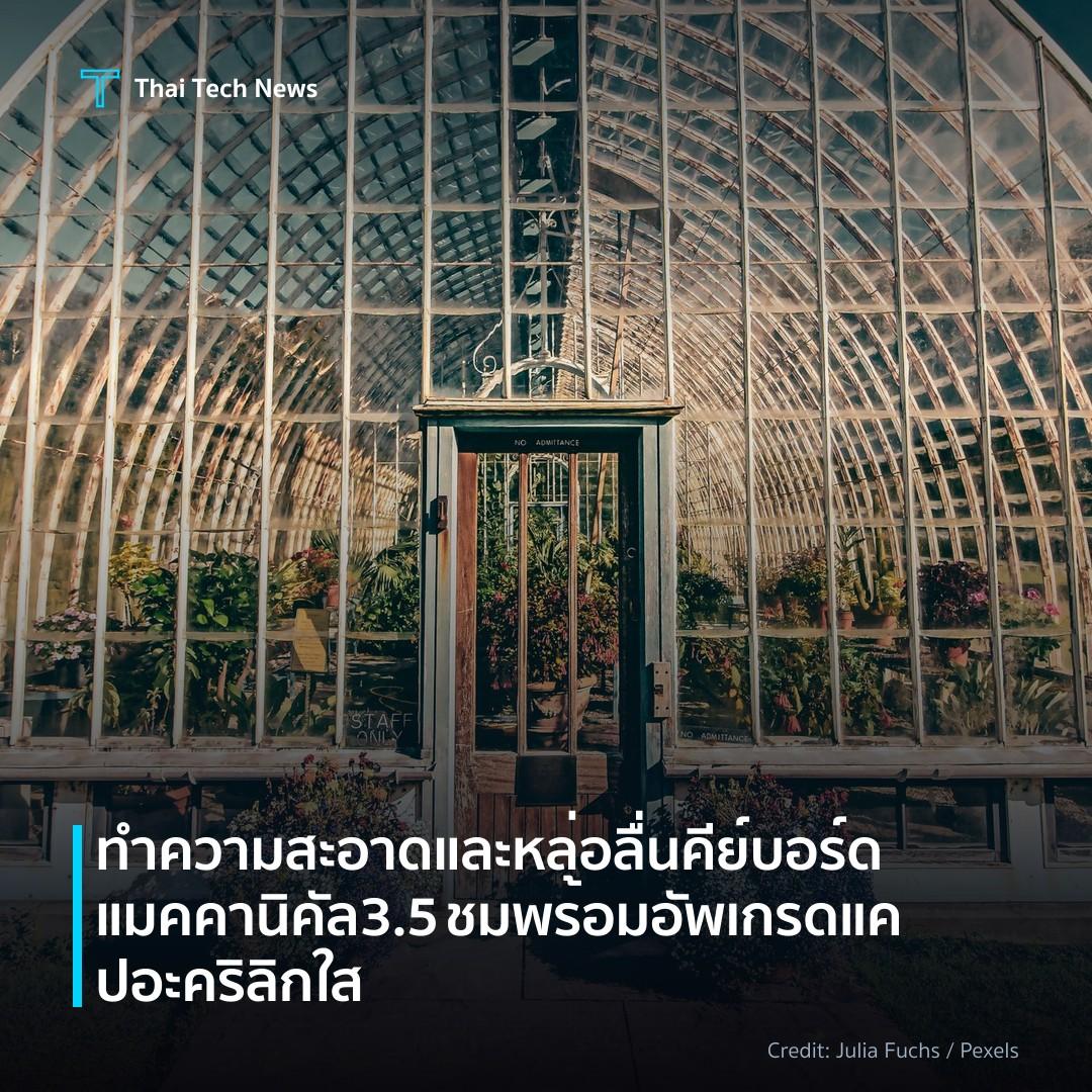 ทำความสะอาดและหล่อลื่นคีย์บอร์ดแมคคานิคัล 3.5 ชม พร้อมอัพเกรดแคปอะคริลิกใส