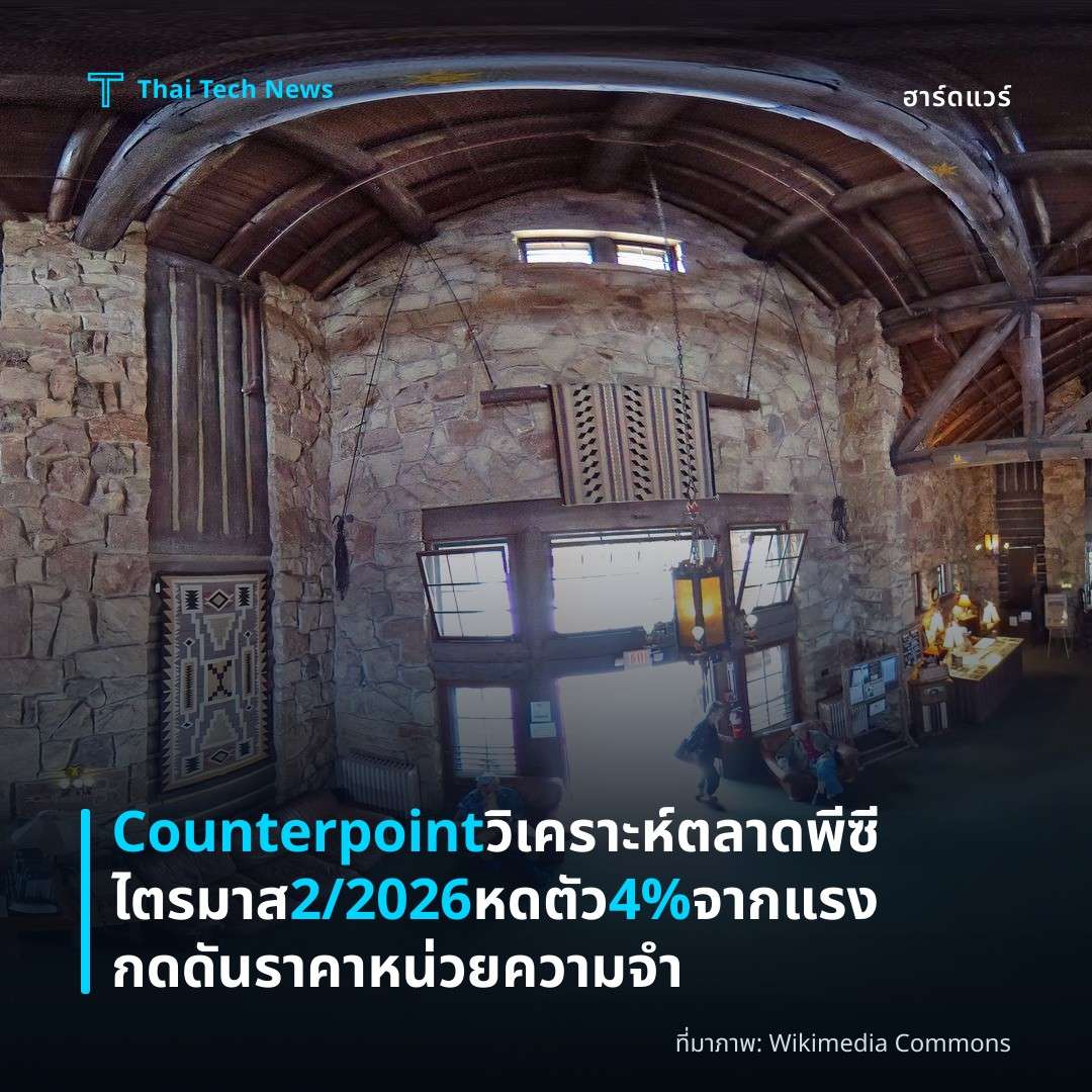 Counterpoint วิเคราะห์ตลาดพีซีไตรมาส 2/2026 หดตัว 4% จากแรงกดดันราคาหน่วยความจำ
