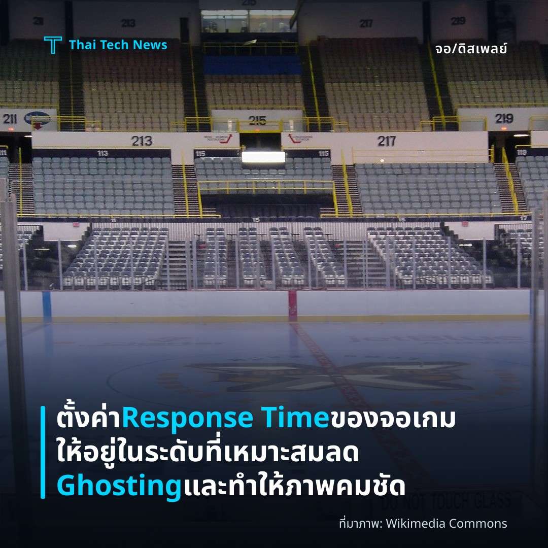 ตั้งค่า Response Time ของจอเกมให้อยู่ในระดับที่เหมาะสม ลด Ghosting และทำให้ภาพคมชัด