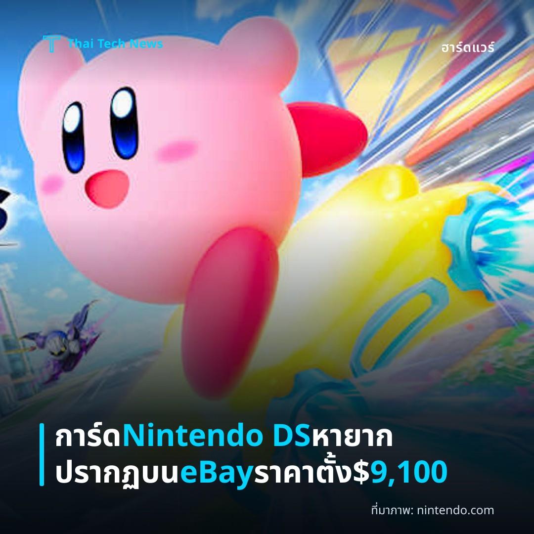 การ์ด Nintendo DS หายาก ปรากฏบน eBay ราคาตั้ง $9,100