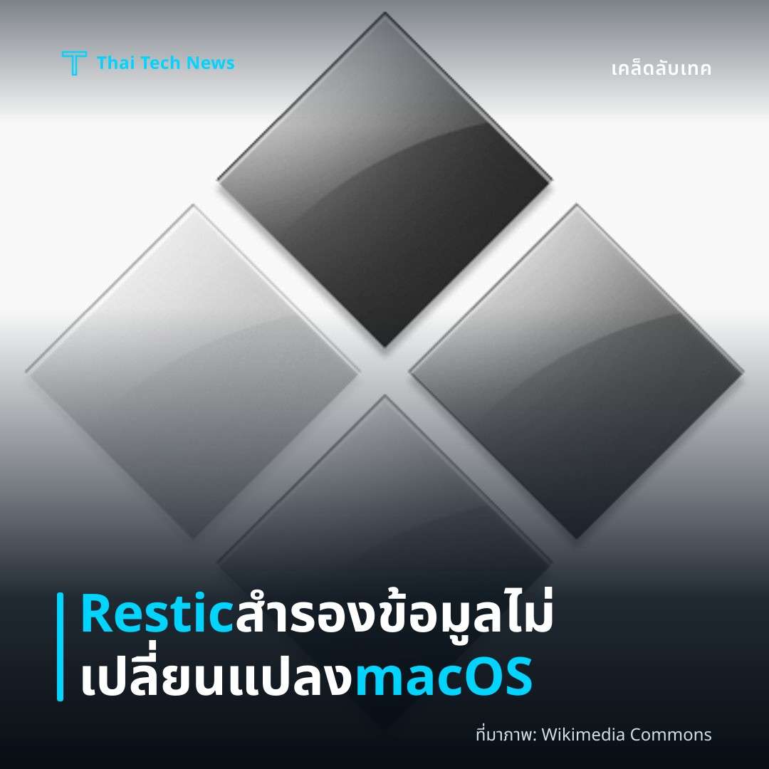 วิธีตั้งค่า Restic ทำ Immutable Backup บน macOS อย่างปลอดภัย