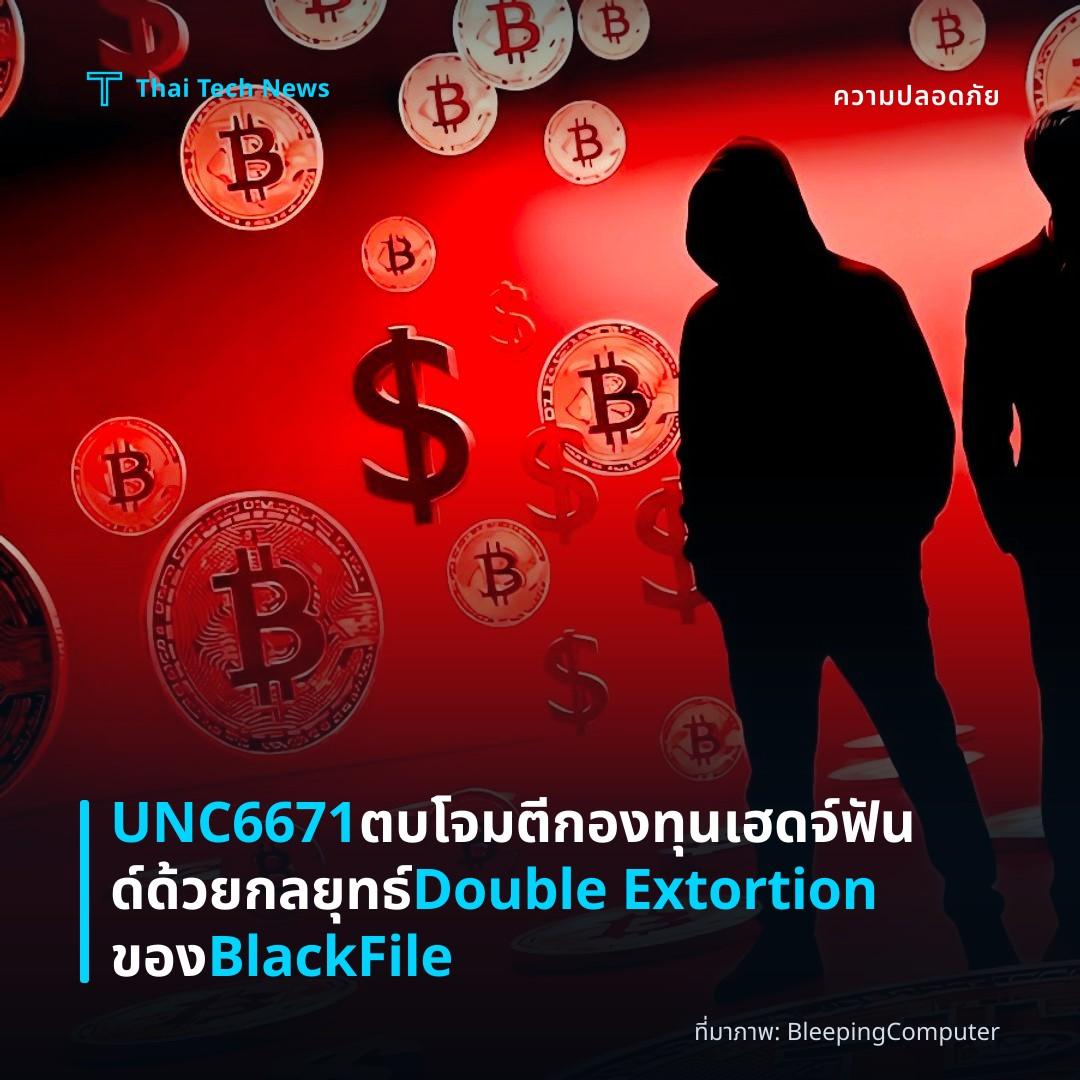 UNC6671 ตบโจมตีกองทุนเฮดจ์ฟันด์ด้วยกลยุทธ์ Double Extortion ของ BlackFile